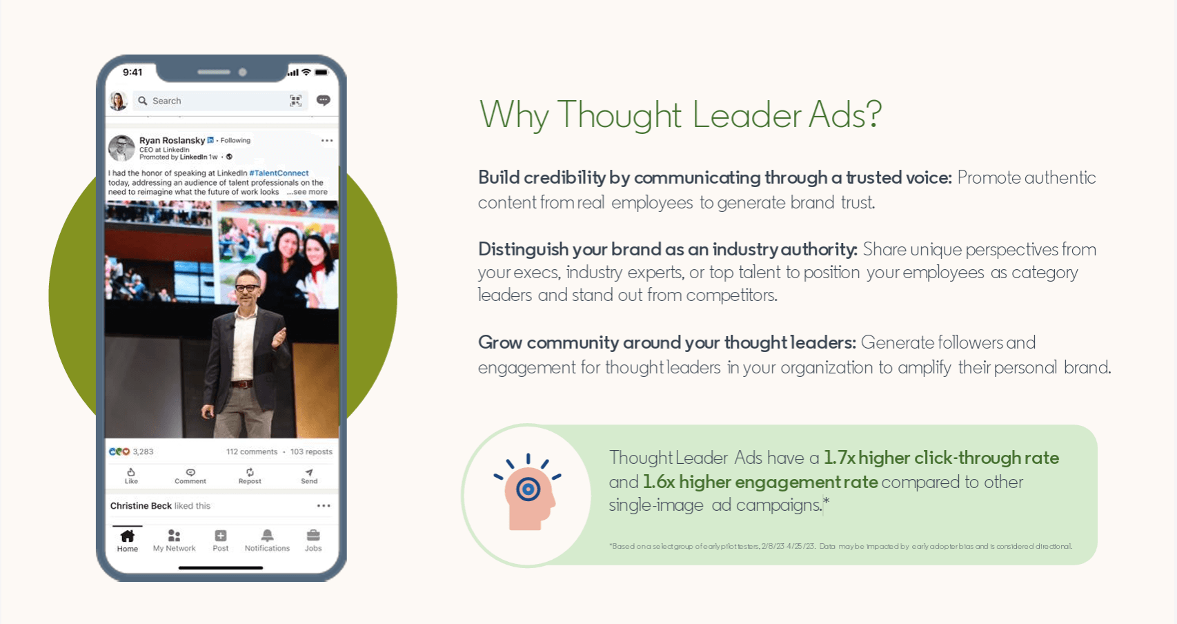 Thought Leader Ads sur LinkedIn red agency.png